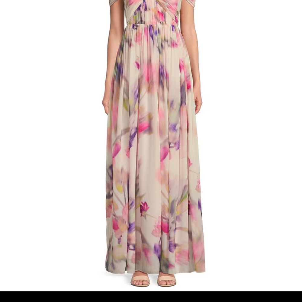 Alex Marie
Janet Chiffon Off-The-Shoulder Gown